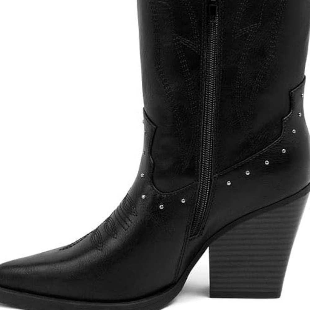 Sugar Black Over the Knee Boots